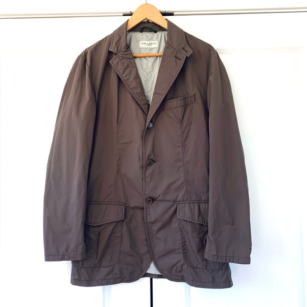FM Allen Jacket Safari Hunting Blazer Casual Travel Patch Pocket Size Small